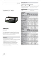 SPA SERIES: PANEL MOUNT SMPS